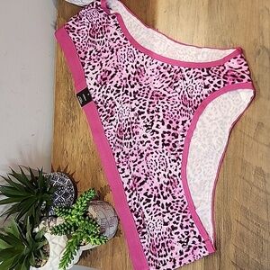 Torrid - Cotton Mid-Rise Cheeky Panty in Pink Mystic Leopard​​​​